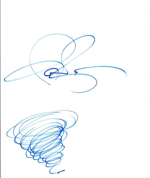 Ian Ziering Signed Autographed Hand Drawn Sketch SHARKNADO COA VD