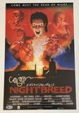 Clive Barker Signed Autographed Nightbreed 11x17 Movie Poster Photo Beckett COA