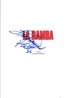 Lou Diamond Phillips Signed Autographed LA BAMBA Full Movie Script COA AB