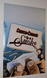 Cheech Marin & Tommy Chong Signed 12x18 Poster Photo UP IN SMOKE Beckett COA