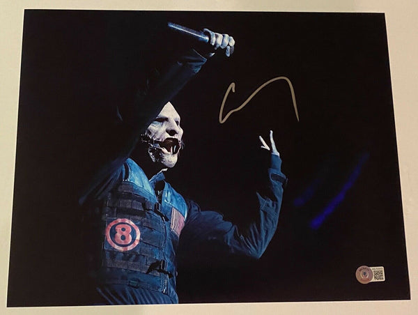 Corey Taylor Signed Autograph 11x14 Photo Slipknot Stone Sour Proof Beckett COA