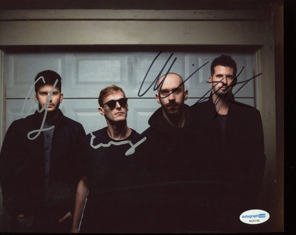 X Ambassadors Full Band Signed Autograph 8x10 Photo Sam Harris x4 ACOA COA