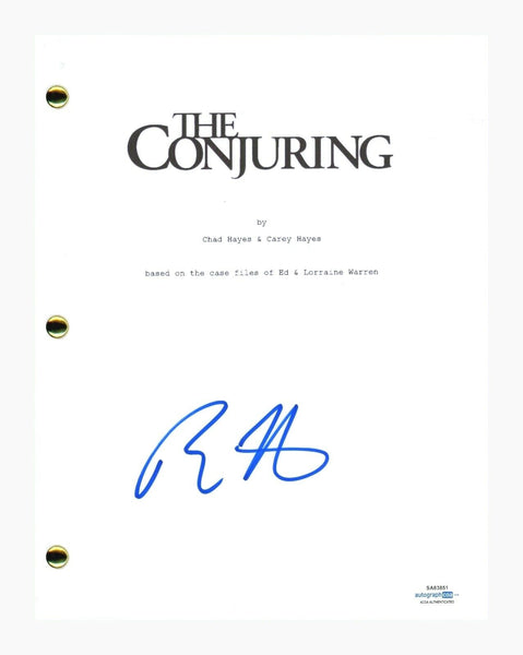 Ron Livingston Signed Autographed The Conjuring Movie Script Screenpla ...
