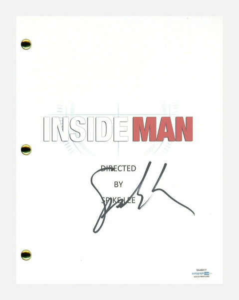 Spike Lee Signed Autographed INSIDE MAN Movie Script Screenplay ACOA COA
