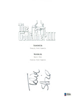 Talia Shire Signed Autographed THE GODFATHER III 3 Movie Script Beckett BAS COA