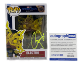 Jamie Foxx Signed Autograph Funko Pop Electro Spider-Man No Way Home Beckett COA
