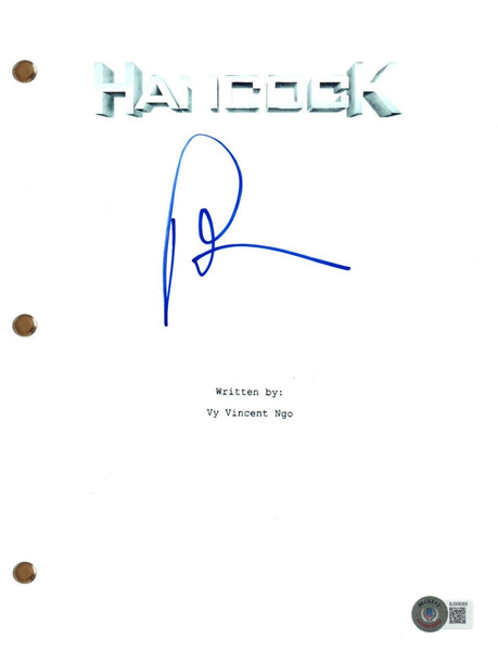 Peter Berg Signed Autograph Hancock Full Movie Script Screenplay Beckett COA