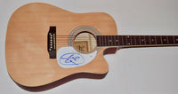 Miley Cyrus Signed Autographed Full Size Acoustic Guitar ACOA COA