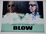 George Jung Signed 11x14 Photo Blow Boston Smuggler Johnny Depp Beckett COA