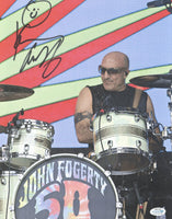 Kenny Aronoff Signed Autographed 11x14 Photo John Fogerty Drummer ACOA COA