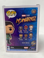 Aramis Knight Signed Funko Pop Ms. Marvel Red Dagger #1080 Autograph Beckett COA