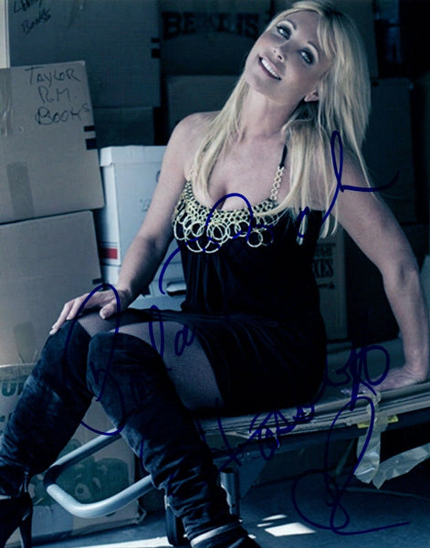 Pamela Bach Hasselhoff Signed Autograph 8x10 Photo BAYWATCH Actress Model COA