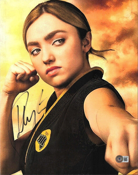 Peyton List Signed Autographed 11x14 Photo Tory Cobra Kai Actress Beckett COA