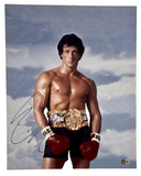 Sylvester Stallone Signed Rocky Balboa 16x20 Photo Autograph Poster Beckett COA