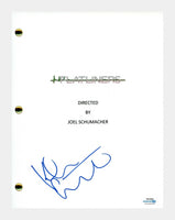 Kiefer Sutherland Signed Autographed Flatliners Movie Script Screenplay ACOA COA
