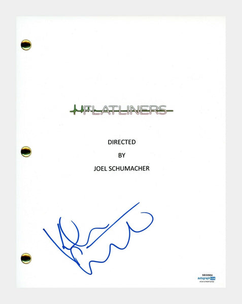 Kiefer Sutherland Signed Autographed Flatliners Movie Script Screenplay ACOA COA