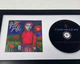 Girl In Red Signed Autographed If I Could Make It Go Quiet Framed CD Cover COA