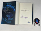 Neil deGrasse Tyson Signed Starry Messenger 1/1 HC Book Cosmos Beckett COA