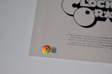 Malcolm McDowell Signed A Clockwork Orange 11x17 Movie Poster Photo Beckett COA