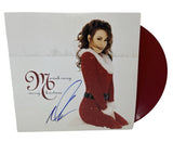 Mariah Carey Signed Merry Christmas Vinyl Record Album LP Autograph Beckett COA