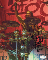 Art Cruz Signed Autograph 8x10 Photo Lamb of God Metal Drummer Prong ACOA COA