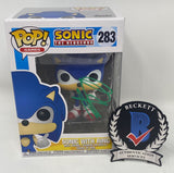 Ben Schwartz Signed Autographed Sonic The Hedgehog Funko Pop Figure Beckett COA