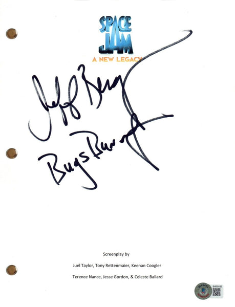 Jeff Bergman Signed Autograph Space Jam: A New Legacy Movie Script Beckett COA