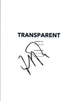 Jeffrey Tambor Signed Autographed TRANSPARENT Pilot Episode Script COA VD