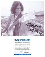 Henry Diltz Signed Autograph 8x10 Photo Neil Young Rock Photographer ACOA COA