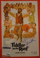John Williams Signed Autographed Fiddler on the Roof 12x18 Poster PSA/DNA COA