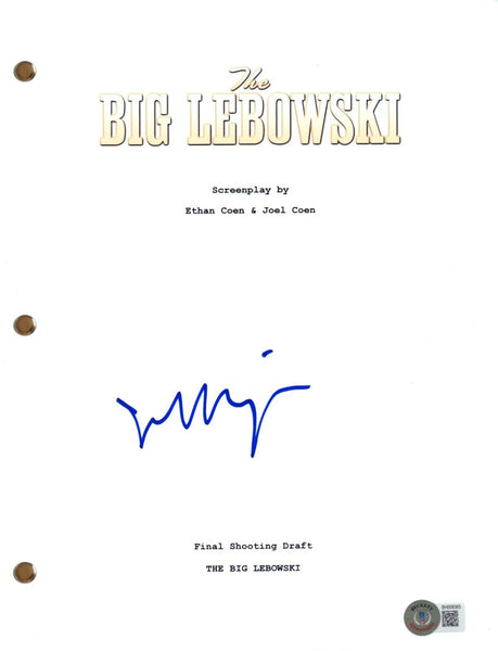 Jeff Bridges Signed The Big Lebowski Movie Script Screenplay Autograph BAS COA
