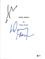 Mel Gibson & Danny Glover Signed Autographed LETHAL WEAPON Movie Script BAS COA