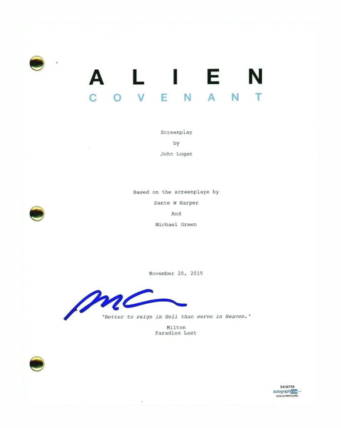 Michael Green Signed Autographed ALIEN COVENANT Movie Script Writer ACOA COA