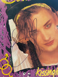 Boy George Signed Autograph Culture Club Kissing to Be Clever Vinyl Album ACOA