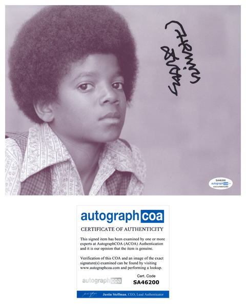 Henry Diltz Signed Autograph 8x10 Photo Michael Jackson Photographer ACOA COA