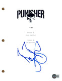 Ben Barnes Signed The Punisher Pilot Script Jigsaw Marvel Autograph Beckett COA