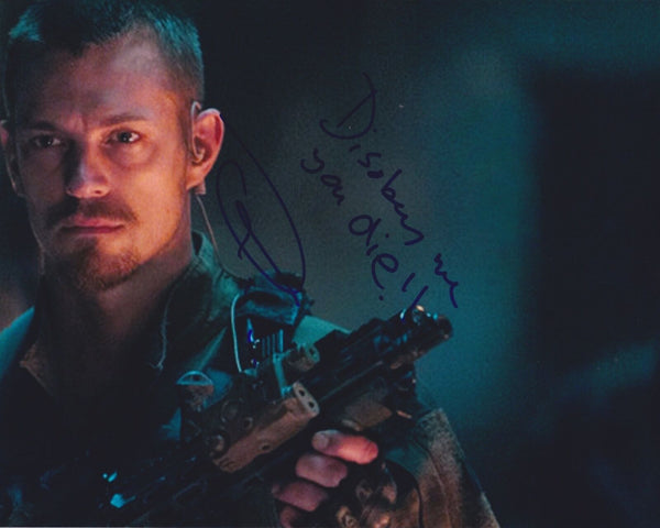 Joel Kinnaman Signed Autographed 8x10 Photo Suicide Squad Rick Flag A5 W/ QUOTE