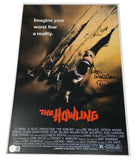 Joe Dante & Dee Wallace Signed Autographed The Howling Movie Poster Beckett COA