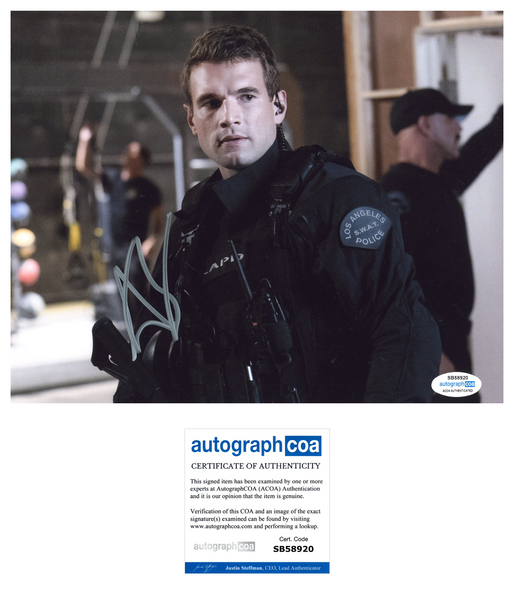 Alex Russell Signed Autograph 8x10 Photo S.W.A.T. SWAT Actor Jim Street ACOA COA