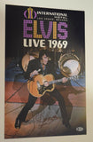 James Burton Signed Autograph 11x17 Poster Photo Elvis Presley Beckett BAS COA