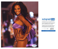 Selita Ebanks Signed Autograph 8x10 Photo Victoria's Secret Model ACOA COA