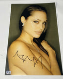 Angelina Jolie Signed Autograph 12x18 Photo Poster Sexy The Eternals Beckett COA