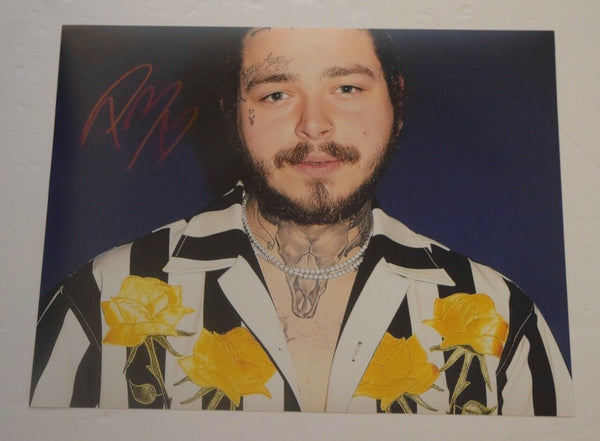 Post Malone Signed Autographed 11x14 Photo STONEY BEERBONGS & BENTLEYS COA