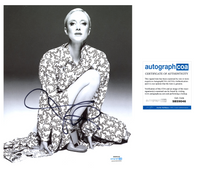 Andrea Riseborough Signed Autograph 8x10 Photo Mandy Birdman Oblivion ACOA COA