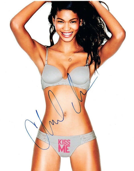Chanel Iman Signed Autographed 8x10 Photo Hot Sexy Model COA VD