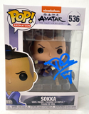 Jack De Sena Signed Funko Pop Avatar The Last Airbender Sokka Autograph BAS COA