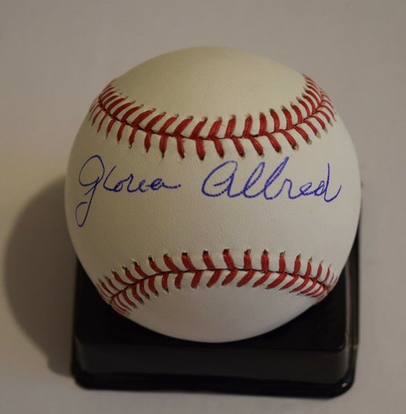 Gloria Allred Signed Autograph Rawlings MLB Baseball Civil Rights Attorney COA