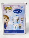 Kristen Bell Signed Funko Pop Frozen Anna #81 Disney Autograph Beckett COA