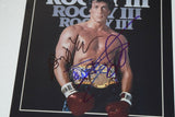 ROCKY V Cast Signed Autographed 11x17 Poster Sylvester Stallone Shire Young COA