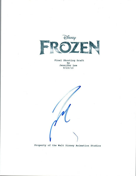 Josh Gad Signed Autographed FROZEN Movie Script Olaf COA